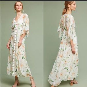 Anthropologie Farm Rio Dahlia Maxi Dress